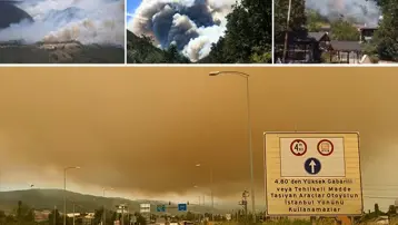 Kocaeli, Karaman, Afyonkarahisar ve Diyarbakır'da orman yangını