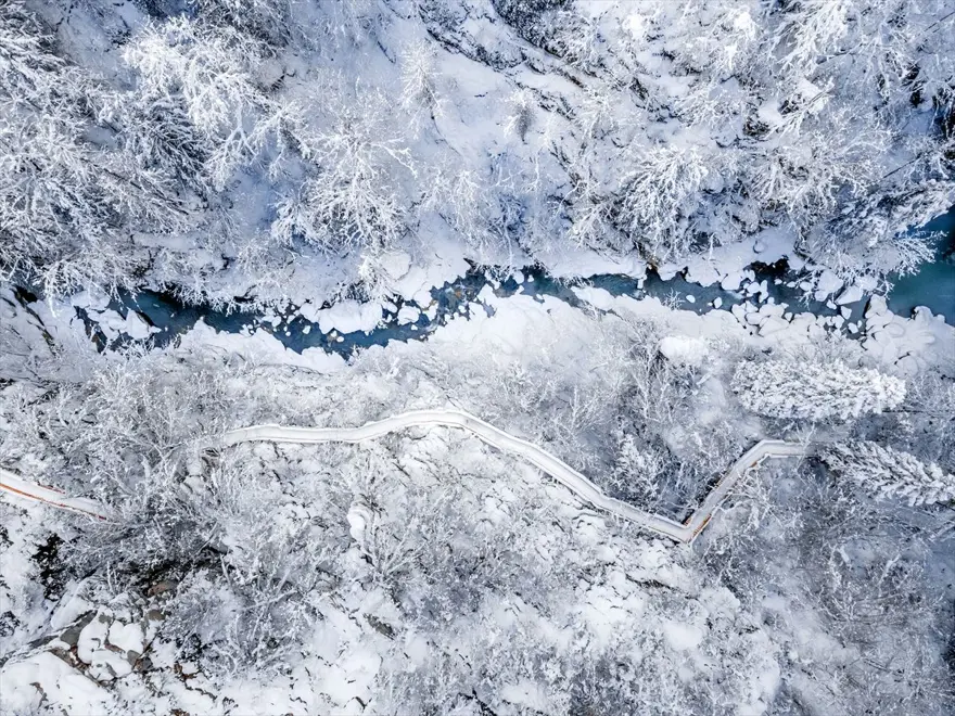 Kastamonu'da bir doğa harikası Horma Kanyonu! Kar altında doyumsuz manzaralar sunuyor 8 Kastamonu'da bir doğa harikası Horma Kanyonu! Kar altında doyumsuz manzaralar sunuyor 8