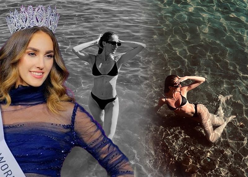 Miss Turkey birincisi İdil Bilgen tatilde