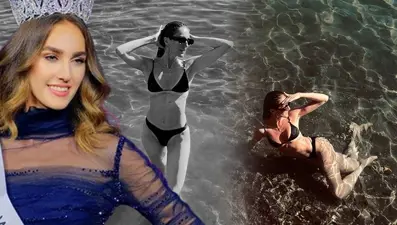 Miss Turkey birincisi İdil Bilgen tatilde