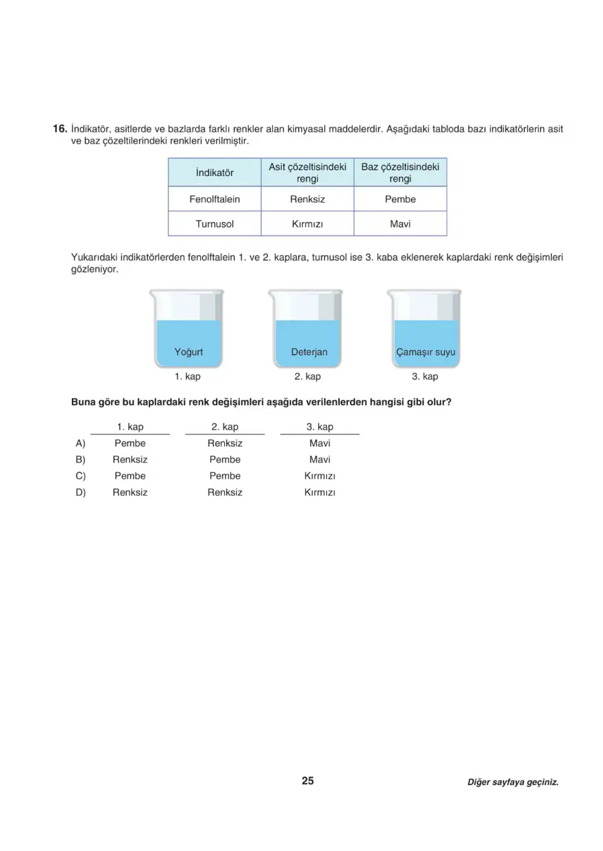 Uğur Okulları LGS-2 sayısal deneme sınavı 24
