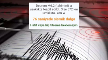 AFAD daha önce uyarmıştı: İstanbul'u da sallayan deprem için yürekleri ağza getiren bildirim