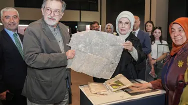 Emine Erdoğan "Saklı Kalanlar" sergisinin açılışını yaptı