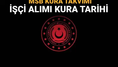 İŞKUR MSB işçi alımı kura çekimi ne zaman? İşçi alımı kura sonuç tarihi
