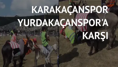 Eşek üstünde Yörük futbolu