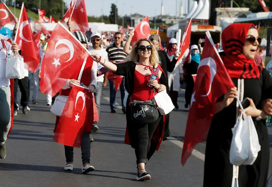 Köprüde Milli Birlik Yürüyüşü 32 Köprüde Milli Birlik Yürüyüşü 32