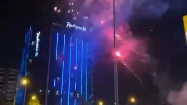 Bursaspor'un oteline havai fişek atan taraftarlar serbest bırakıldı