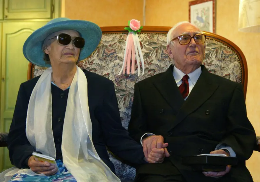 Dünyanın en yaşlı gelin ve damadı muradına erdi 1