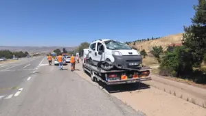 Kırıkkale'de trafik kazası: Beş yaralı