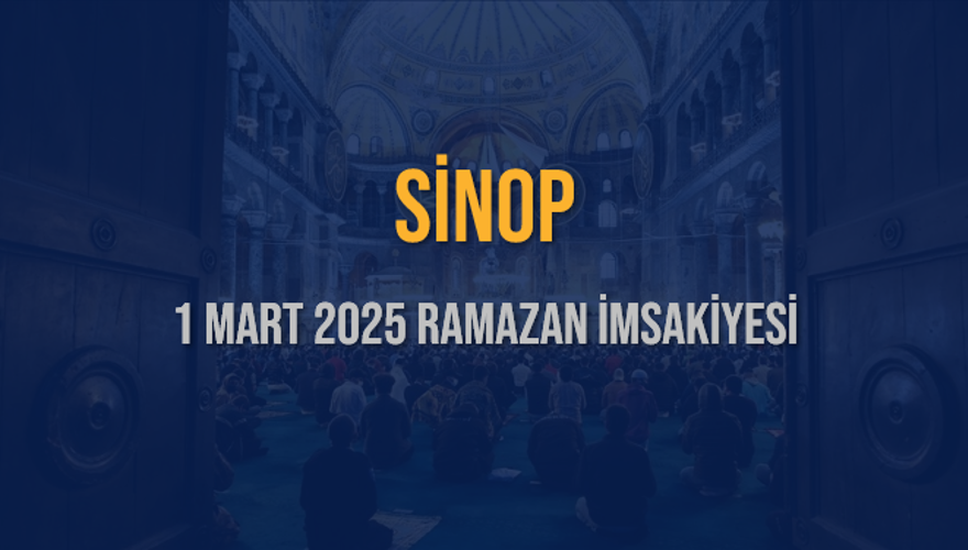 1 MART 2025 SİNOP RAMAZAN İMSAKİYESİ 3