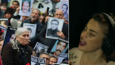 Ceylan Ertem ve kayıp yakınları Cumartesi Anneleri için söyledi