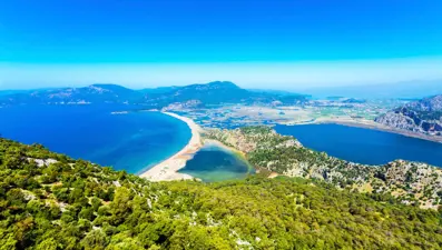 Ukraynalı turistler Dalyan'a hayran kaldı