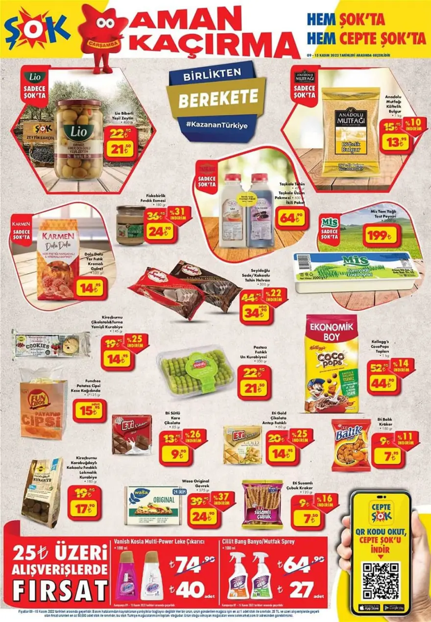 ŞOK market yeni indirimli aktüel ürünler kataloğu (9-15 Kasım ŞOK güncel indirimli aktüel ürünler) 3