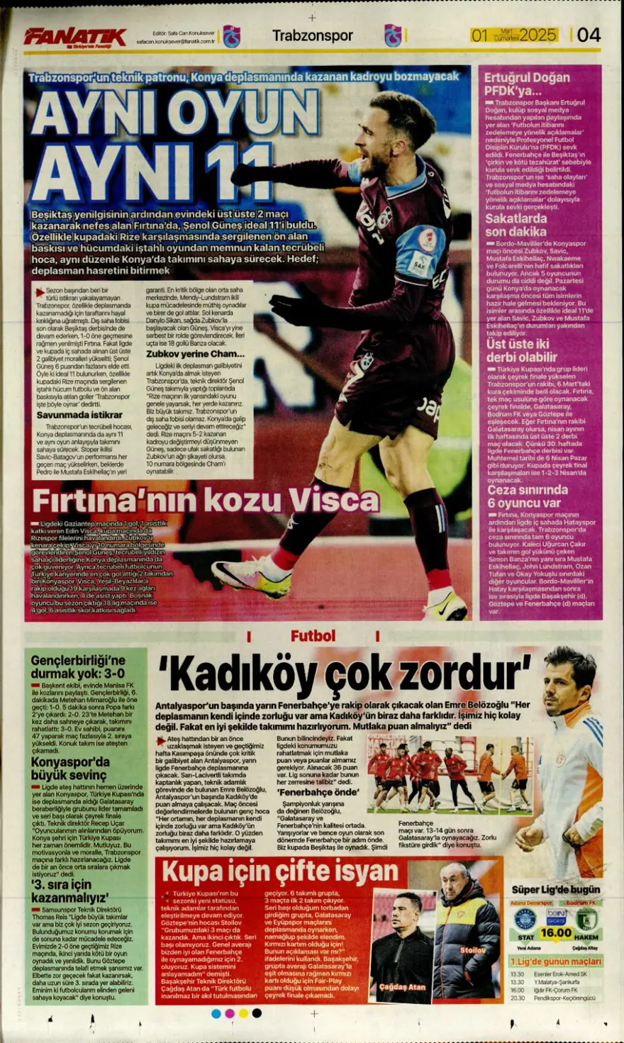 "Galatasaray Brezilyalı kaleciyle anlaştı" (1 Mart 2025 spor manşetleri) 7