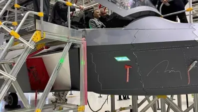 Milli Muharip Uçak KAAN'ın ikinci prototipi ilk kez görüldü