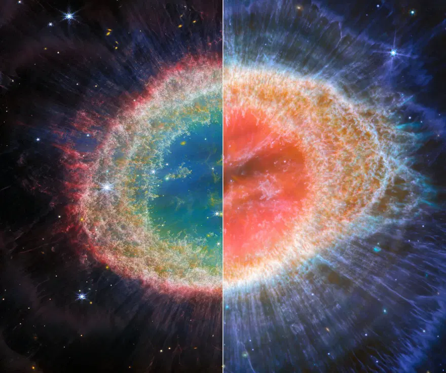 James Webb Teleskobu, Messier 51'in görüntülerini paylaştı: Evrende yeni keşiflere yol açacak 3