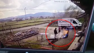 Kaynak atölyesinde panik anları