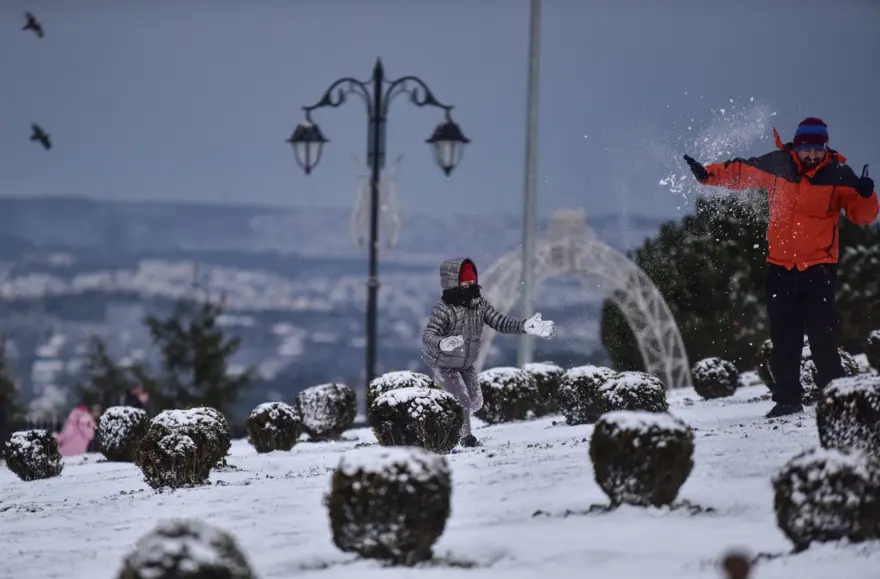 İstanbul'dan kar fotoğrafları 29