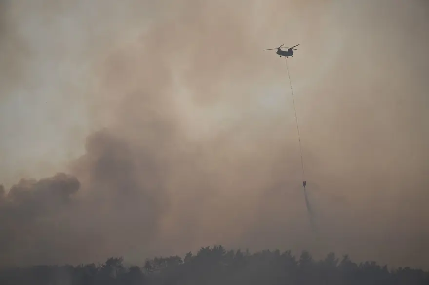 Çanakkale'de orman yangını kontrol altında 50