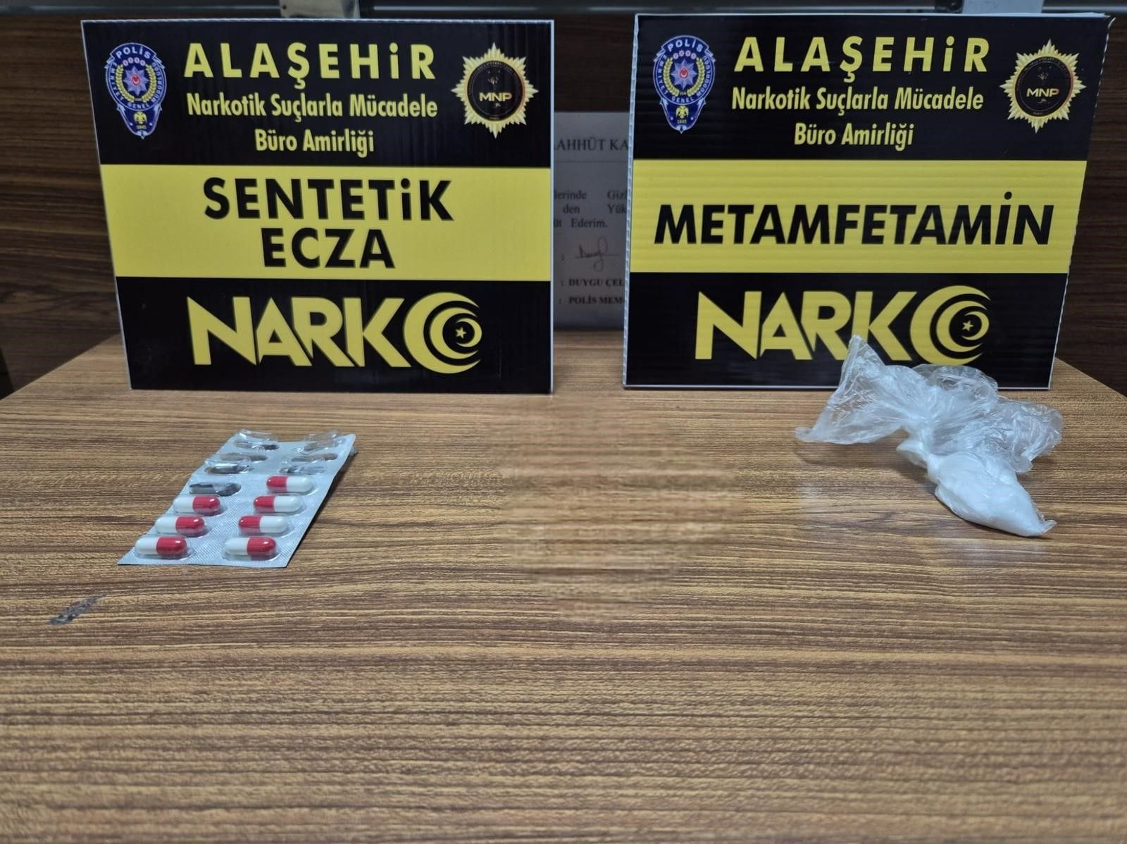 Alaşehir'de uyuşturucu operasyonu