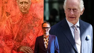 Kırmızı renkler dikkat çekmişti: Kral Charles'ı resmeden Jonathan Yeo nedenini açıkladı