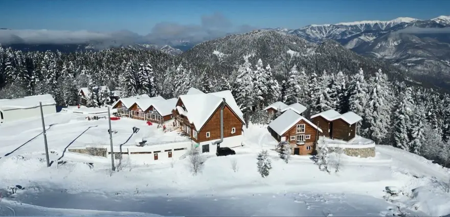 Artvin'deki Genya Dağı'nda kış manzaraları büyüledi 4