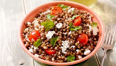 Kerevizli mercimek salatası tarifi