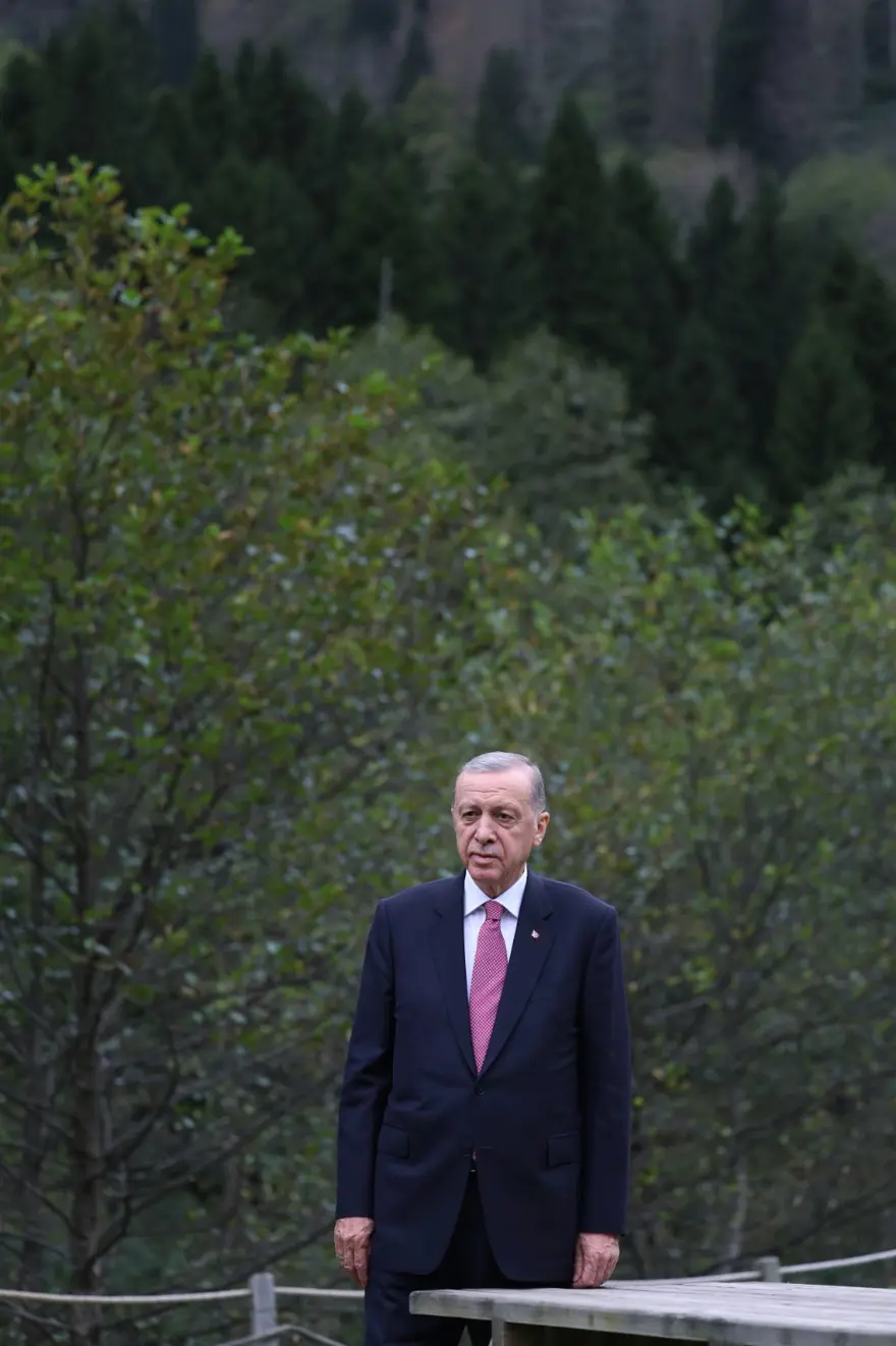 Cumhurbaşkanı Erdoğan, Ayder Yaylası'nda inceleme yaptı 11