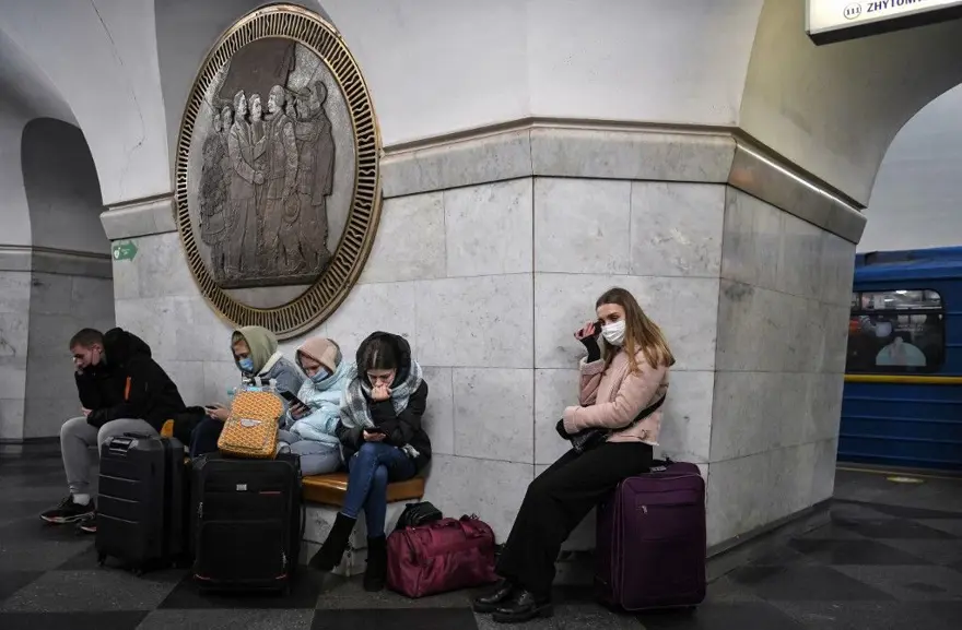 Rusya'nın saldırısının 3. gününde Ukrayna'dan fotoğraflar 20