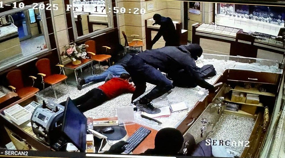 20 kilo altın çalıp kanyona kaçan kuyumcu soyguncuları tutuklandı