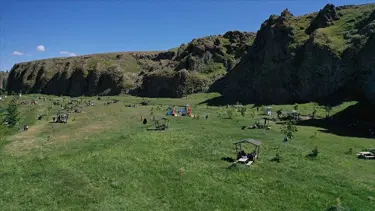 Ağrı'daki Murat Kanyonu doğa tutkunlarını ağırlıyor
