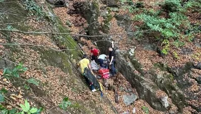 Abla-kardeş mantar toplarken uçurumdan yuvarlandı