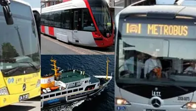 İstanbul'da toplu taşıma araçları bugün 04.00'te seferlerine başlayacak