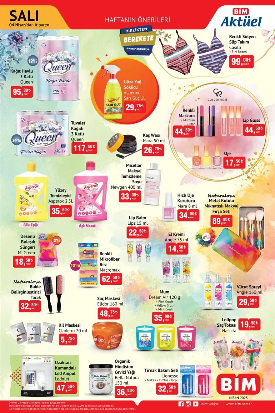 BİM markette bu haftanın yeni indirimli ürünler listesi (4-7 Nisan BİM güncel aktüel ürünler kataloğu) 2