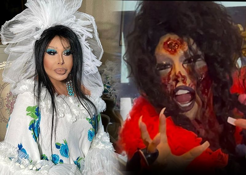 Bülent Ersoy galaya zombi kılığında geldi!