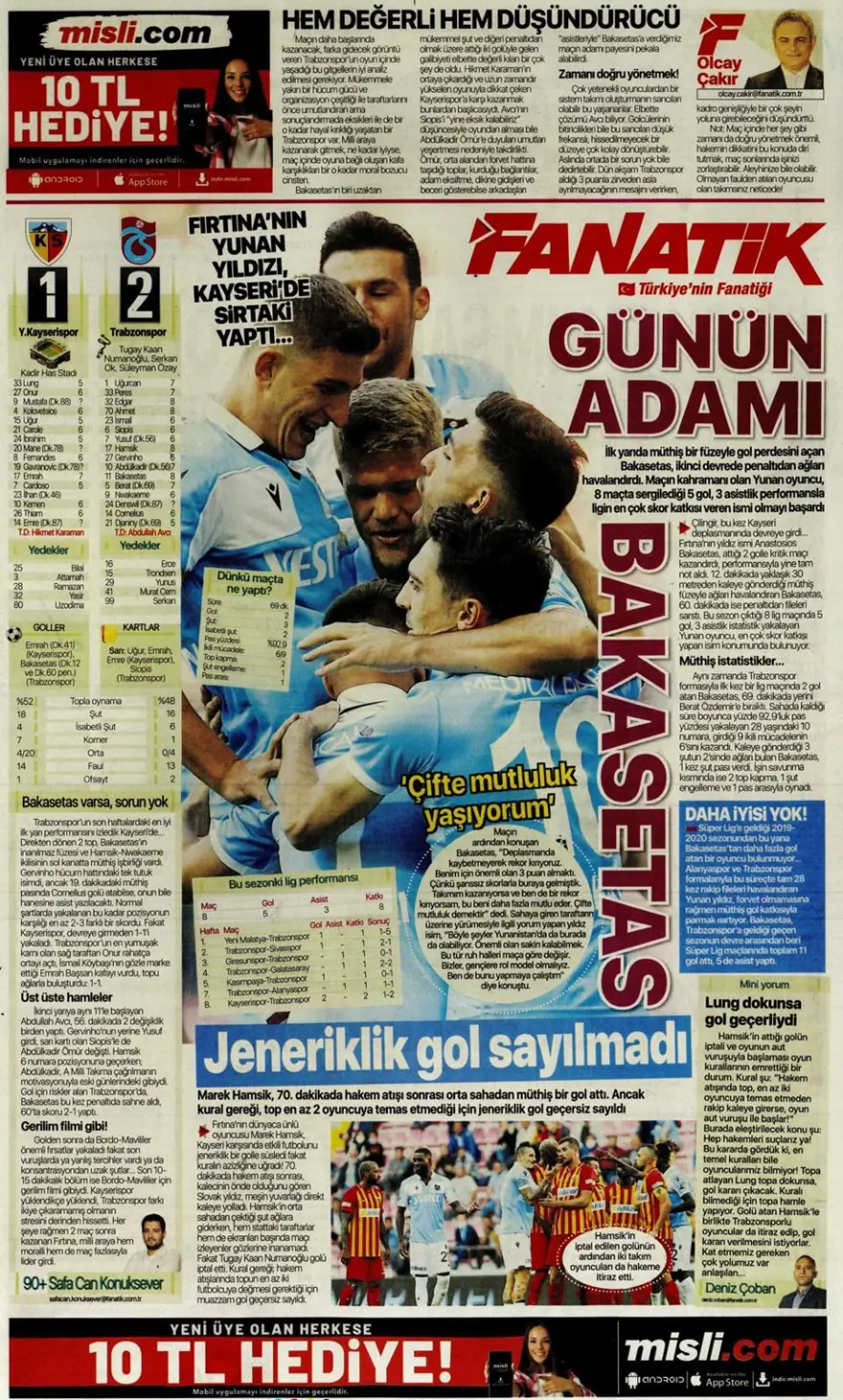 Günün spor manşetleri (03 Ekim 2021) 6