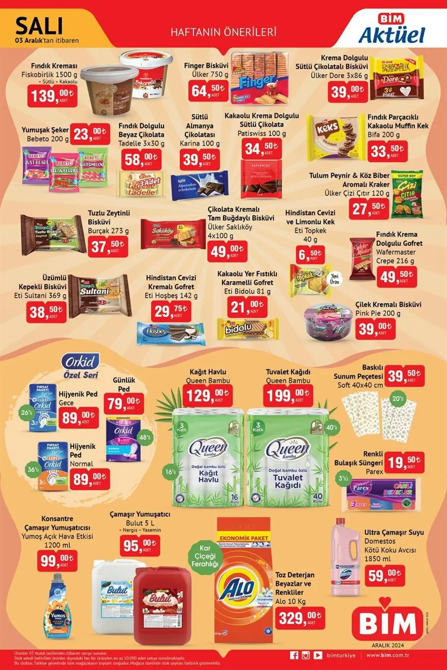 BİM aktüel indirimleri 3-4 Aralık 2024: BİM markette bu haftaya özel yeni indirimli ürünler listesi 2