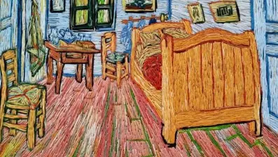 Dünyaca ünlü ressamların tabloları nakışla yeniden hayat buldu