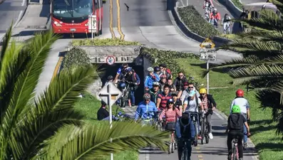 Kolombiya'nın başkenti Bogota'da "Arabasız Gün"