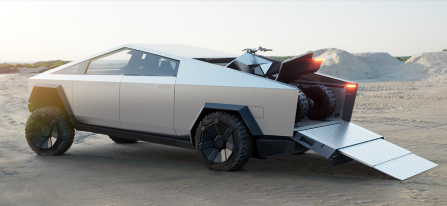 İlk Tesla Cybertruck banttan indi: Gelecekten gelmiş gibi! 8