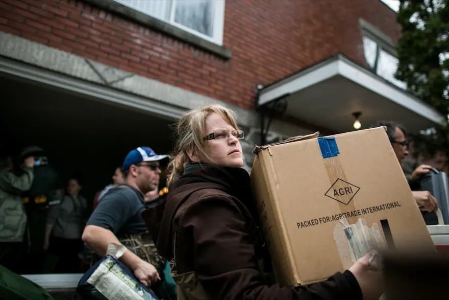 Kanada'da sel felaketi 13 Kanada'da sel felaketi 13