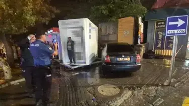 Direksiyon başında nöbet geçirdi, ATM'ye çarptı