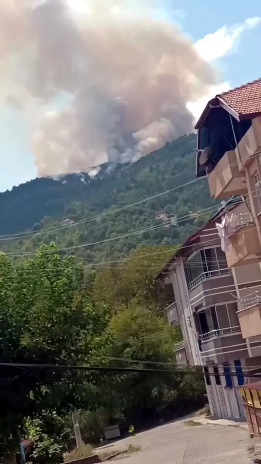 Zonguldak Devrek’teorman yangını 1 Zonguldak Devrek’teorman yangını 1
