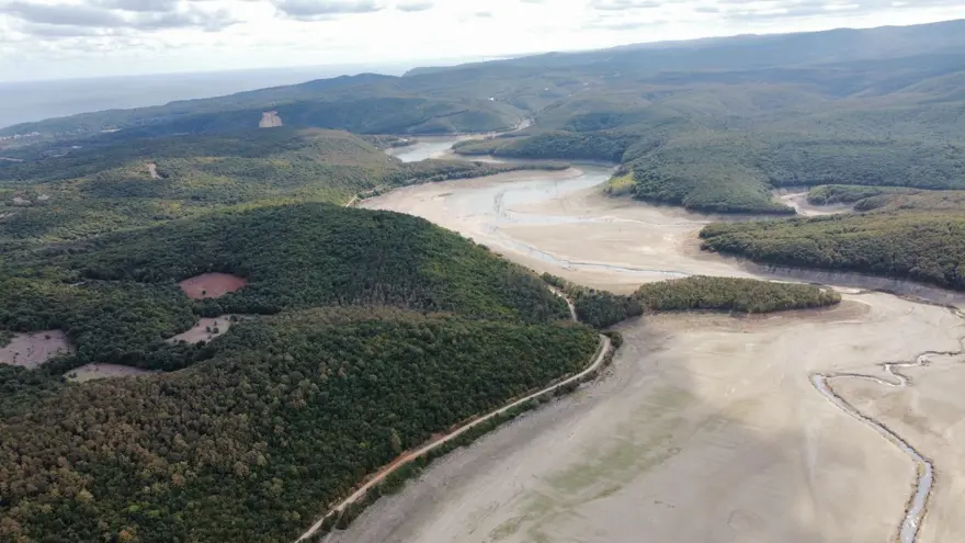 Trakya'da, İstanbul'un suyunu karşılayan barajlar kurudu 