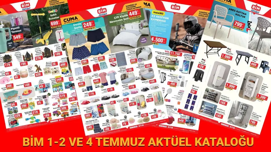 BİM Aktüel 1-2-4 Temmuz Kataloğu 2025: Dikey süpürge, saç kurutma makinesi, televizyon, aksiyon kamerası satışa çıkıyor 