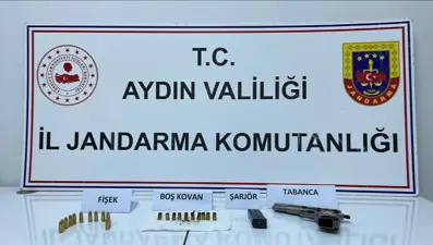 Aydın'da silahla havaya ateş açan şüpheli yakalandı