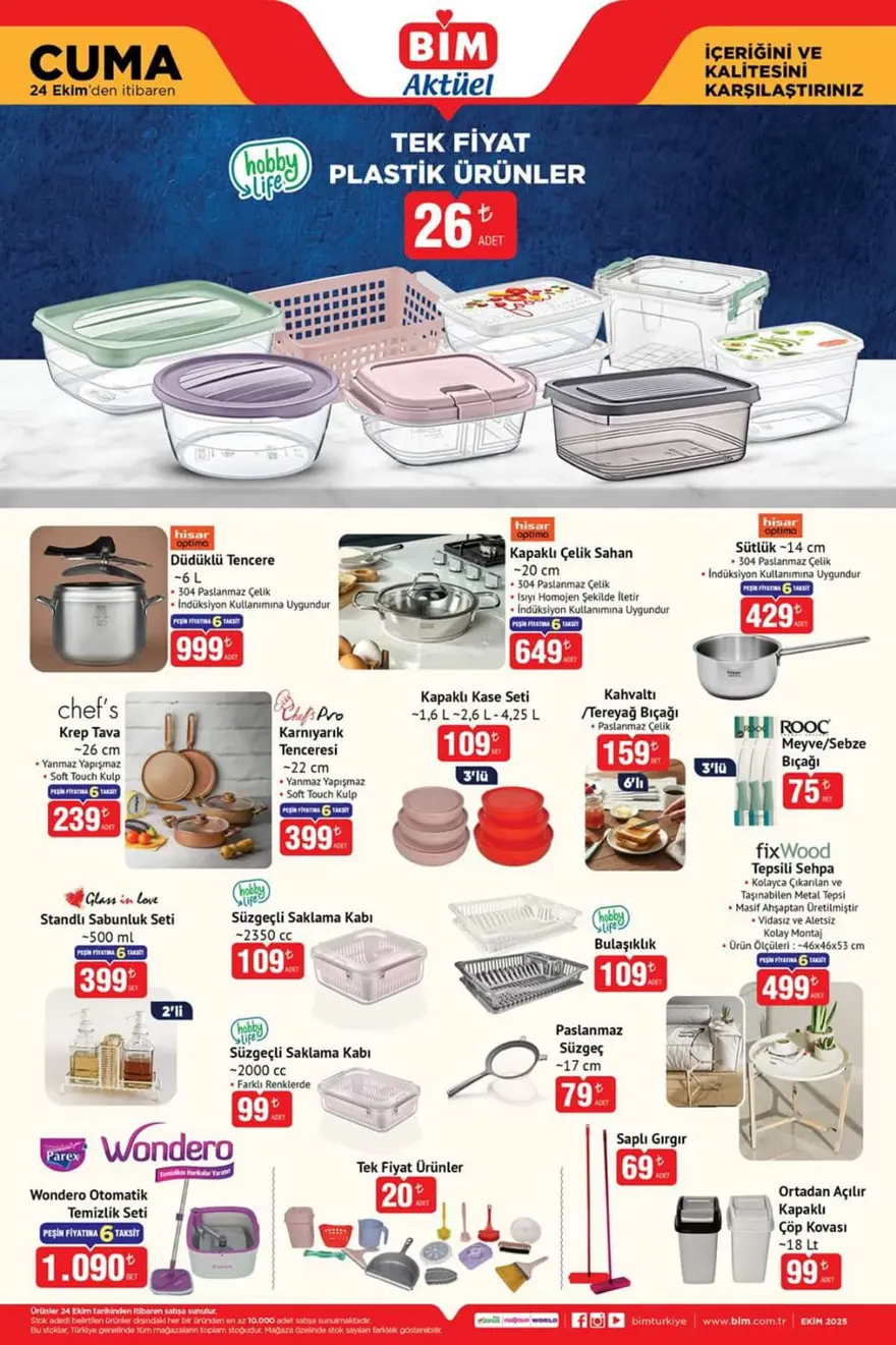 RAFLARDA: BİM 24 Ekim Aktüel Ürün Kataloğu 2025: Elektronik ev ürünleri, spor ekipmanları, ısıtıcı çeşitleri satışta 3