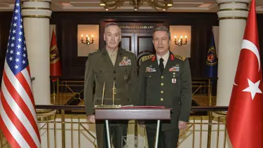 Orgeneral Akar, ABD Genelkurmay Başkanı Dunford ile görüştü