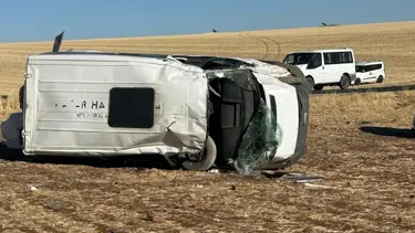 Öğrenci servisi şarampole devrildi: 9 yaralı