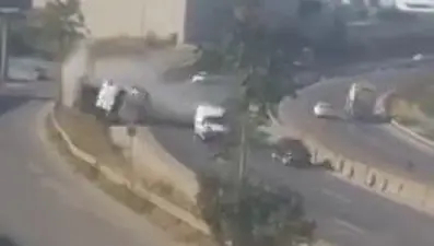 5 kişinin öldüğü katliam kazadan yeni görüntüler